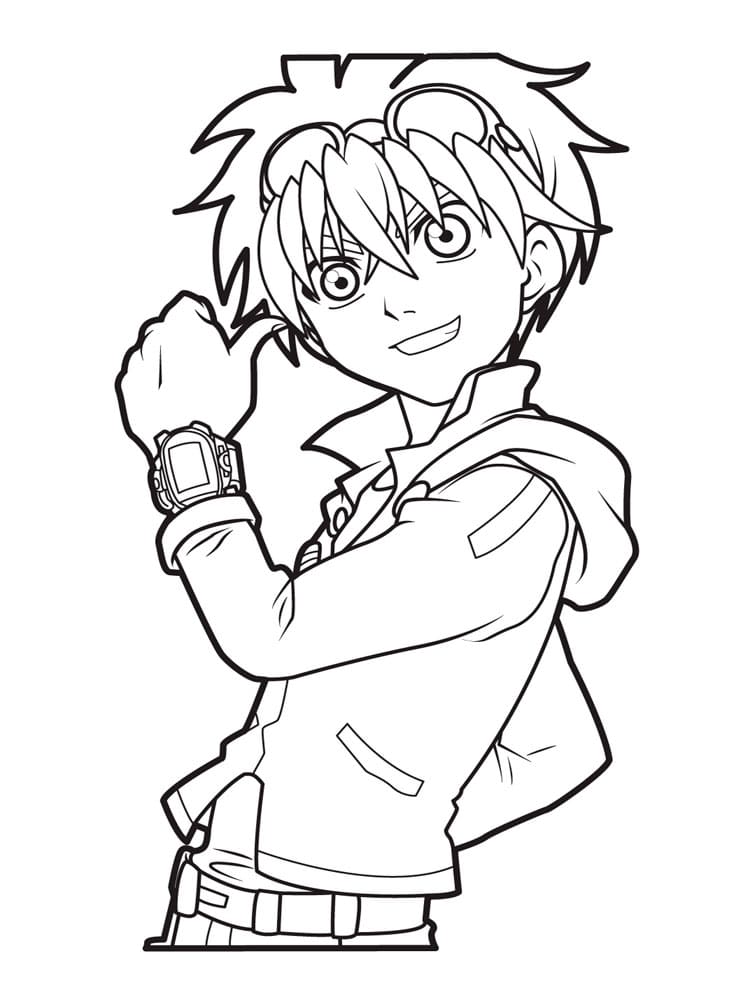Bakugan kolorowanki